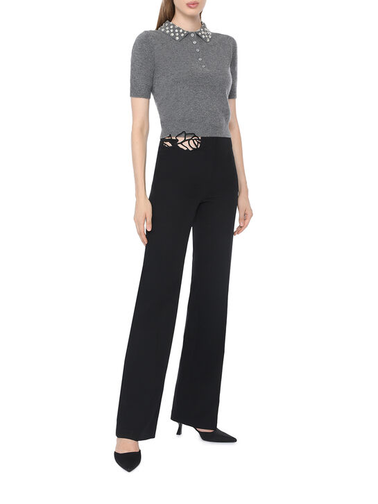 Джемпер-поло, серый Blumarine , арт.  | Фото 2