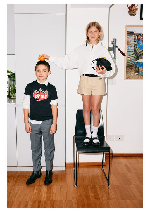 Шорты с вышитым лого N21 , арт.  | Фото 2