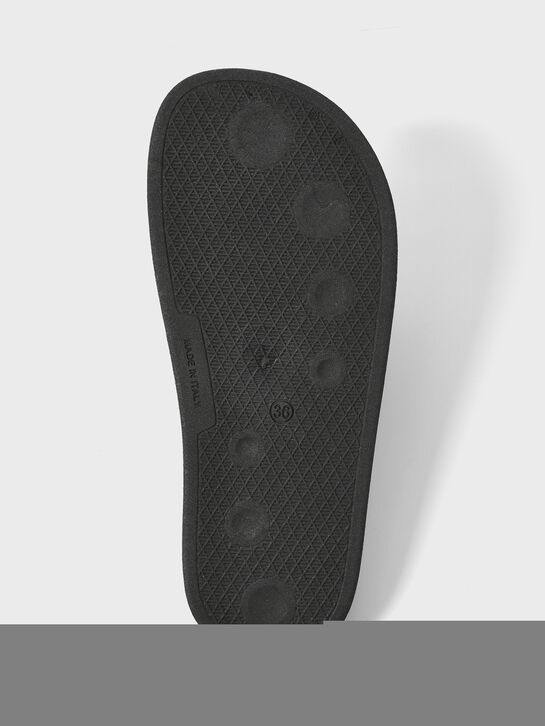 Шлепанцы с лого, черные Barrow , арт.  | Фото 5