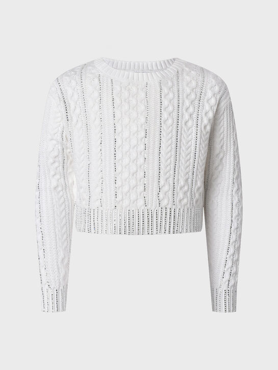 Джемпер со стразами Ermanno Scervino , арт.  | Фото 1