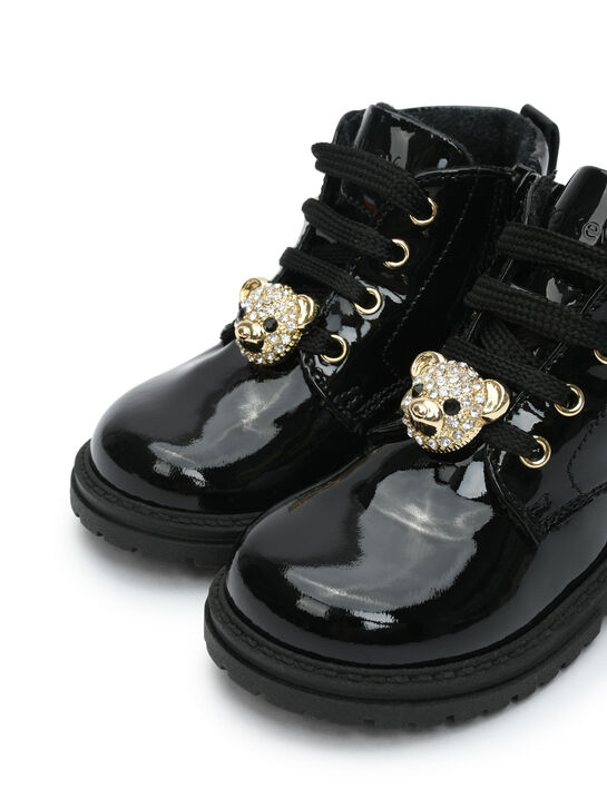 Ботинки с флисовой подкладкой, черные Walkey , арт.  | Фото 4