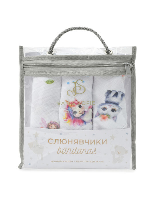 Слюнявчики, набор 3 шт Jan&Sofie , арт.  | Фото 14