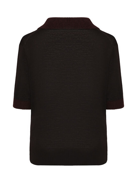 Джемпер из шерсти, темно-коричневый Dorothee Schumacher , арт.  | Фото 6