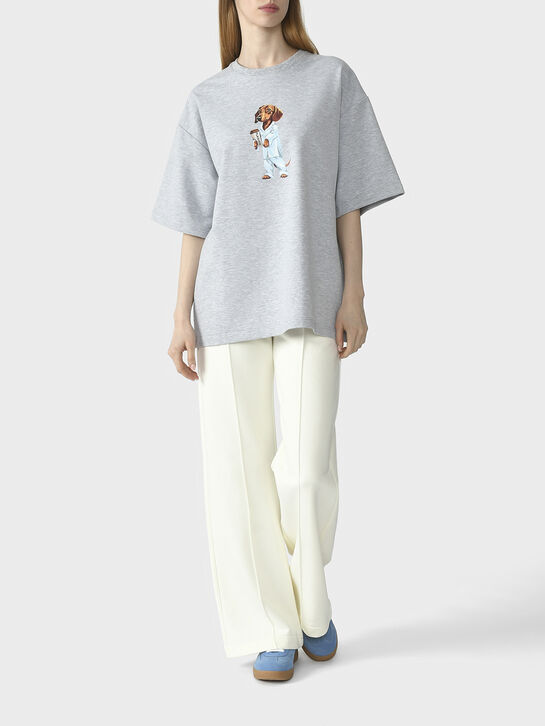 Футболка с принтом Таксы Flashin , арт.  | Фото 2