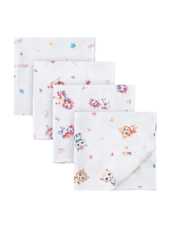 Комплект из 4 пеленок, 60x60 см Jan&Sofie , арт.  | Фото 1