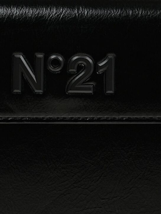 Сумка ассиметричная с логотипом в тон, черная N21 , арт.  | Фото 5
