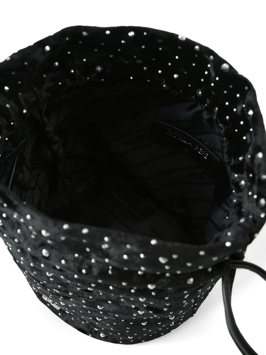 Сумка-мешок со стразами Patrizia Pepe , арт.  | Фото 4