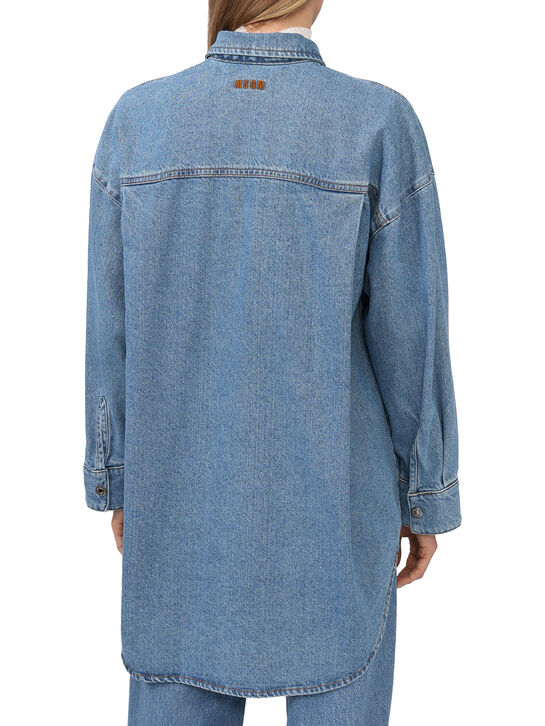 Рубашка джинсовая с бантом MSGM , арт.  | Фото 6