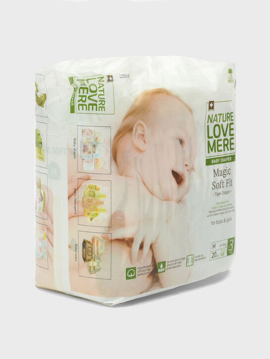 Подгузники супер мягкие MAGIC Soft M 6-9 кг, 20 шт NATURE LOVE MERE , арт.  | Фото 2