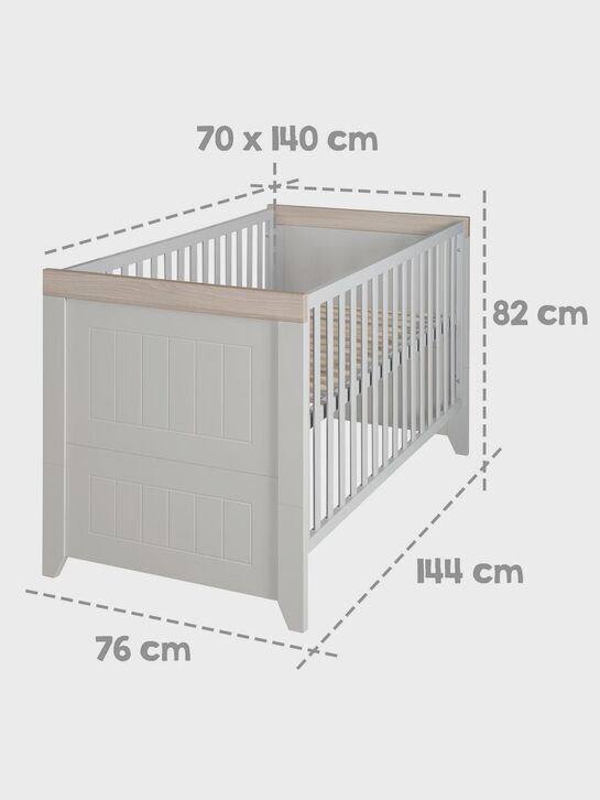 Детская кровать Helene, светло-серая Roba , арт.  | Фото 2