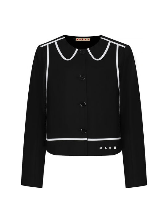 Пиджак с белой окантовкой MARNI , арт.  | Фото 2