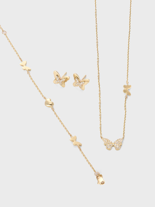 Колье &quot;Бабочка&quot;, золото 585 Sneak Peek , арт.  | Фото 4