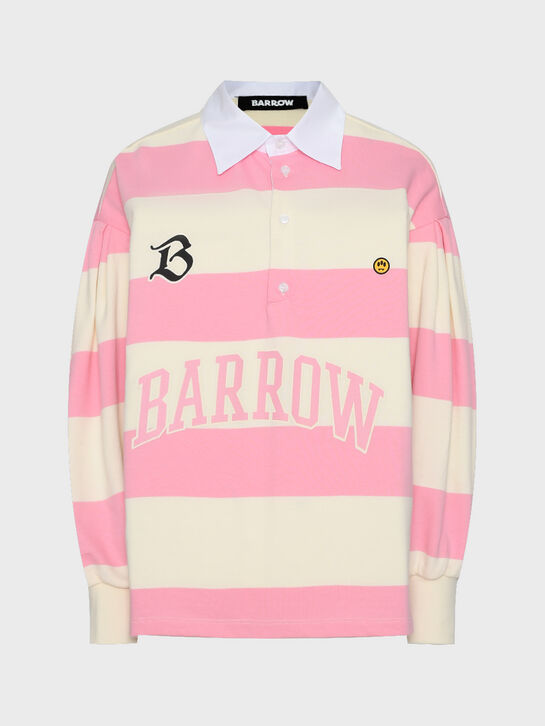 Толстовка-поло в полоску Barrow , арт.  | Фото 1
