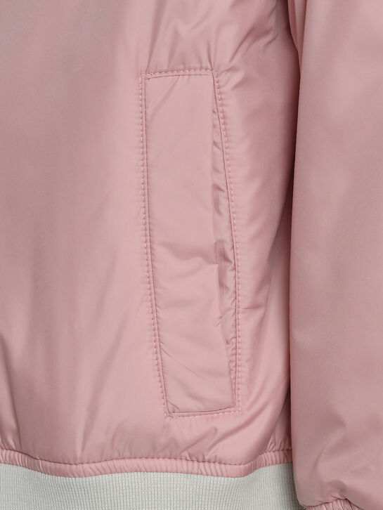 Куртка-бомбер с бежевой отделкой, розовая IL Gufo , арт.  | Фото 3