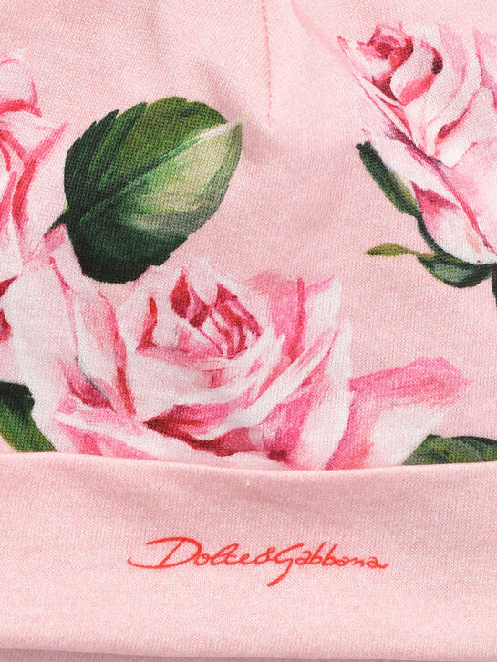 Комплект: комбинезон, шапка и слюнявчик, розовый Dolce&Gabbana , арт.  | Фото 9