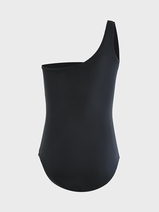 Купальник слитный на одно плечо с логотипом, черный Diesel , арт.  | Фото 2