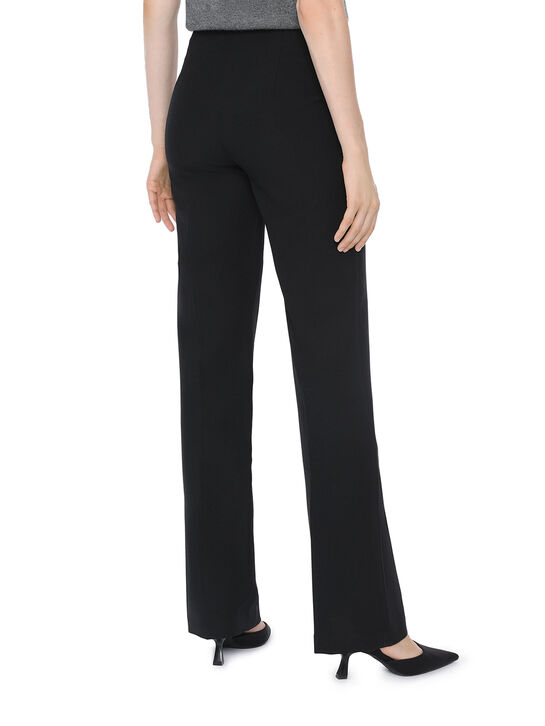 Брюки с декором &quot;роза&quot;, черные Blumarine , арт.  | Фото 6