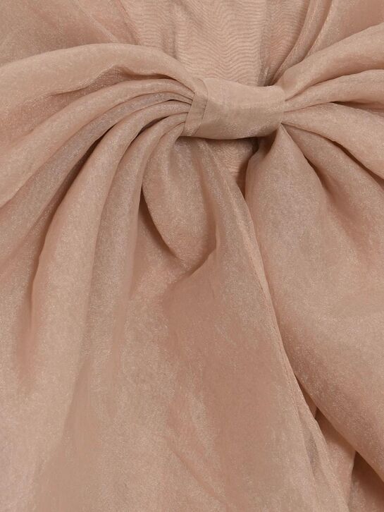 Платье с бантом, бежевое Maison Ava , арт.  | Фото 3