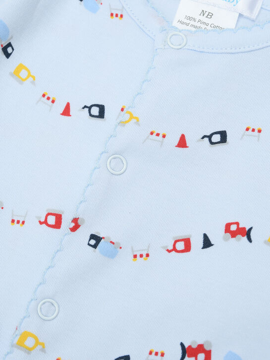 Комбинезон с принтом &quot;тракторы&quot; Lyda Baby , арт.  | Фото 3