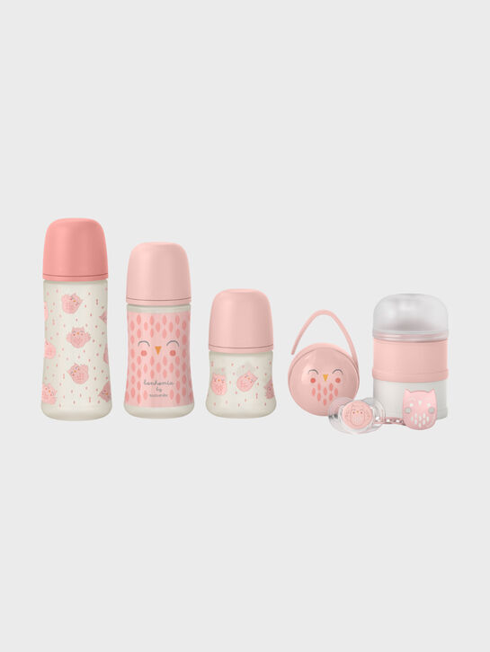 Подарочный набор бутылочек Welcome Baby Set, розовый Suavinex , арт.  | Фото 1