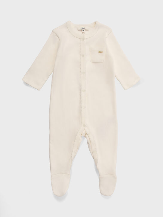 Комплект: комбинезон и шапка, белый Chloe , арт.  | Фото 1