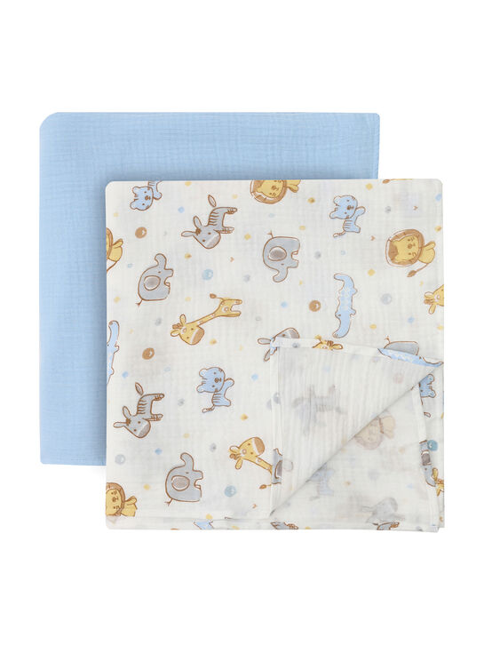 Комплект из 2 пеленок, 120x120 см Jan&Sofie , арт.  | Фото 1