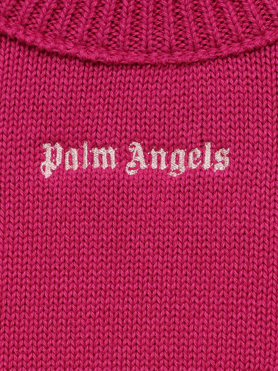 Джемпер с декором &quot;пальмы&quot;, фуксия Palm Angels , арт.  | Фото 3