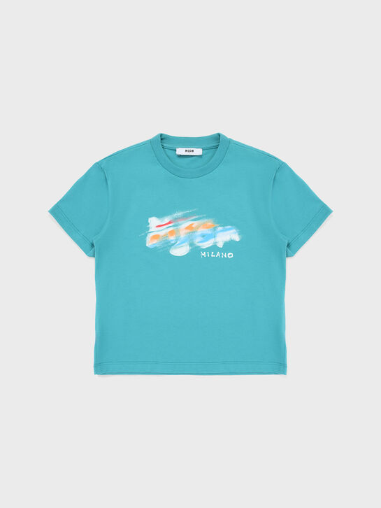 Футболка с разноцветным лого MSGM , арт.  | Фото 1