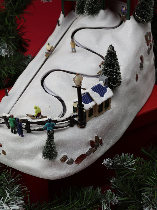 Новогодний сувенир &quot;Альпийский слалом&quot;, адаптер Musicboxworld , арт.  | Фото 4