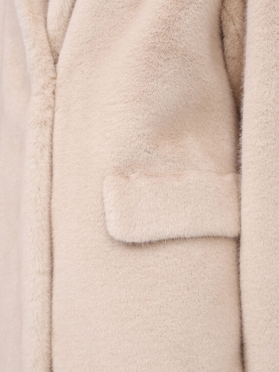 Пальто из эко-меха Flashin , арт.  | Фото 7