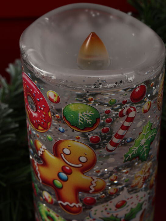 Светодиодная свеча водяная 8×8×20,5 см Timstor , арт.  | Фото 7