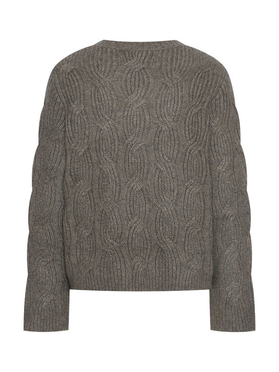 Джемпер из кашемира и шелка, укороченный Lu Ren , арт.  | Фото 4