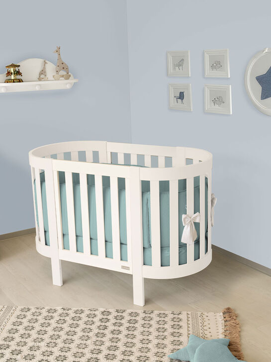 Кровать-трансформер Lunetta Ovale, белый ITALBABY , арт.  | Фото 9