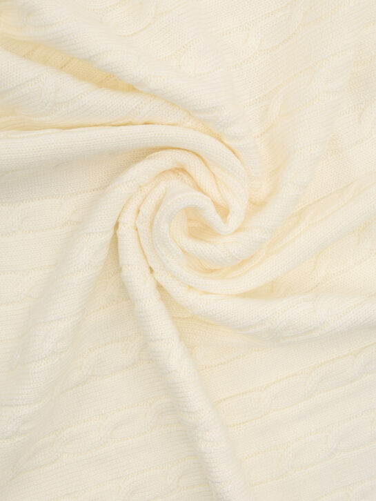 Плед вязаный из шерсти Maglificio di Verona , арт.  | Фото 4