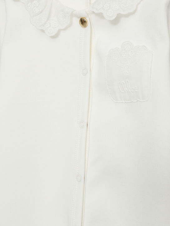 Набор подарочный: комбинезон + слюнявчик + шапочка Chloe , арт.  | Фото 8