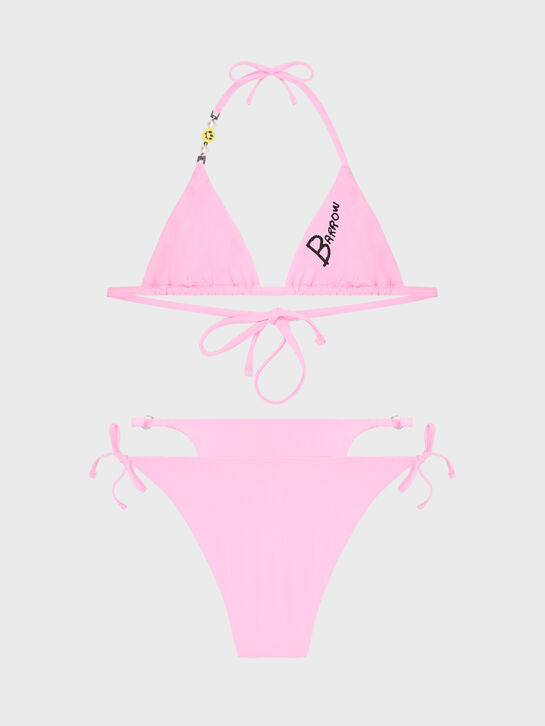 Купальник с вышитым лого, розовый Barrow , арт.  | Фото 1
