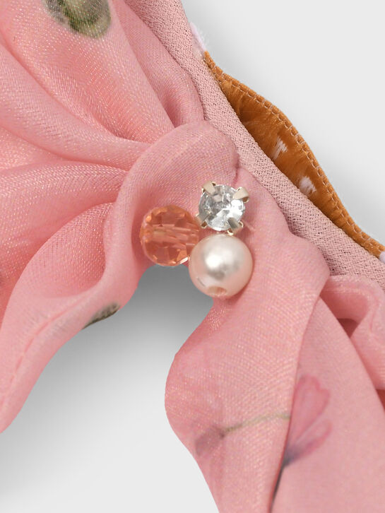 Ободок с бантом, розовый Eirene , арт.  | Фото 3