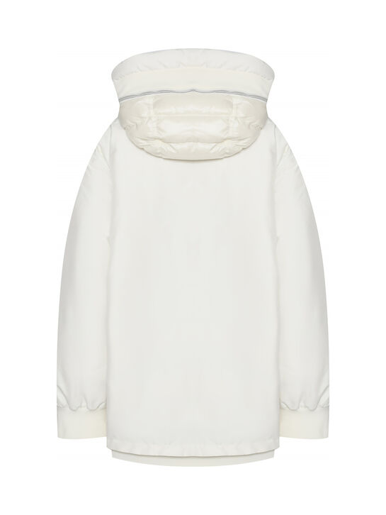 Куртка с капюшоном, белая Diego M , арт.  | Фото 6
