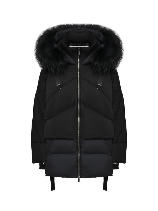 Куртка стеганная с мехом Diego M , арт.  | Фото 1