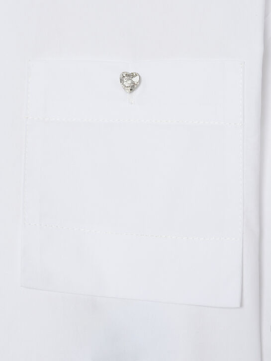 Рубашка укороченная с вышивкой Monnalisa , арт.  | Фото 3