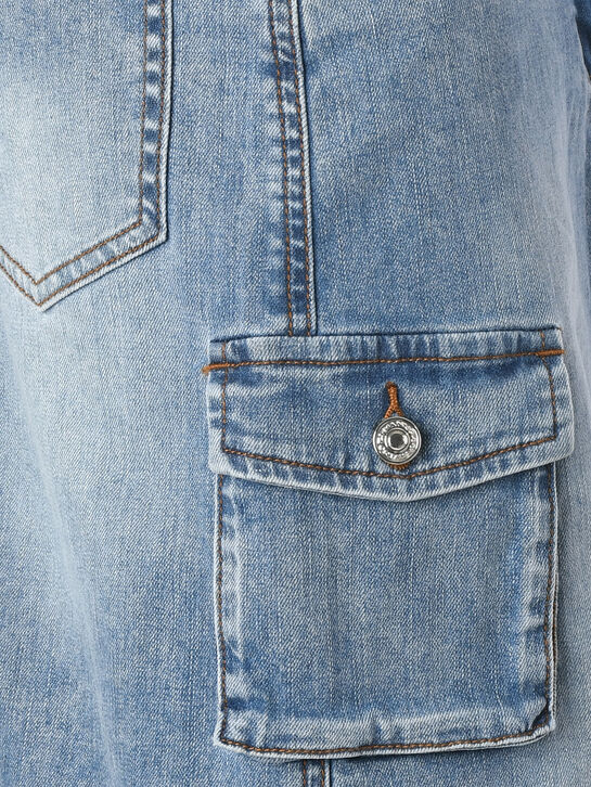 Юбка миди с кружевом и карманами-карго Ermanno Scervino , арт.  | Фото 3