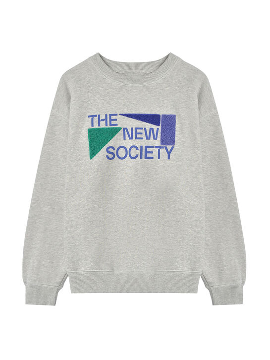 Свитшот серый с лого The New Society , арт.  | Фото 1