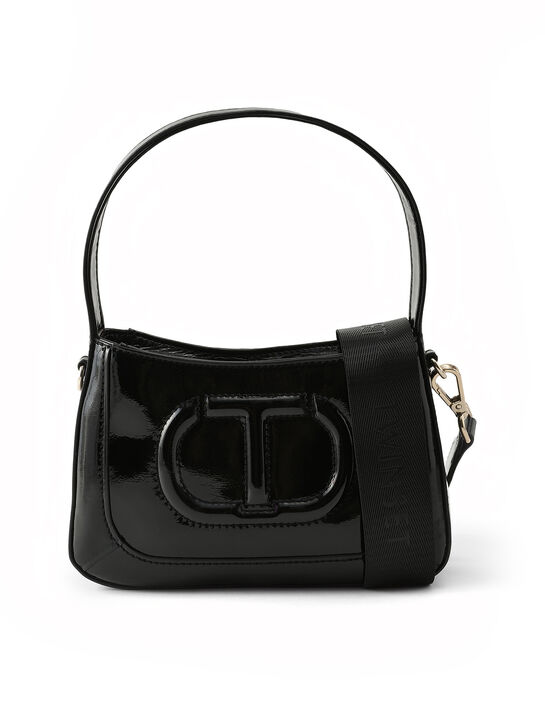 Сумка с лого в тон, черная TWINSET , арт.  | Фото 4