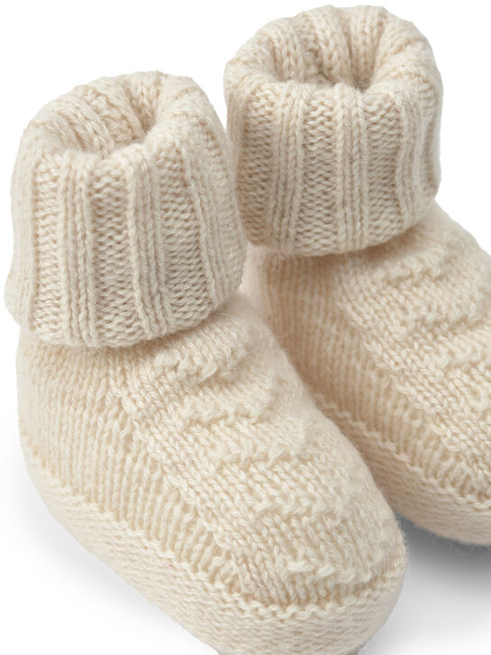 Пинетки из кашемира, кремовые Tomax , арт.  | Фото 5