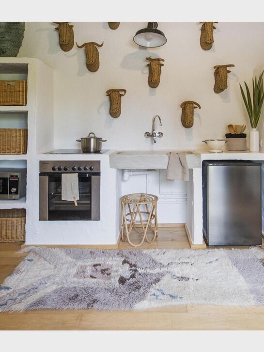 Шерстяной стираемый ковер Zuni 240х90 Lorena Canals , арт.  | Фото 9