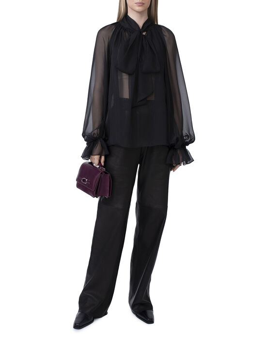 Блуза прозрачная, черная Flashin , арт.  | Фото 3