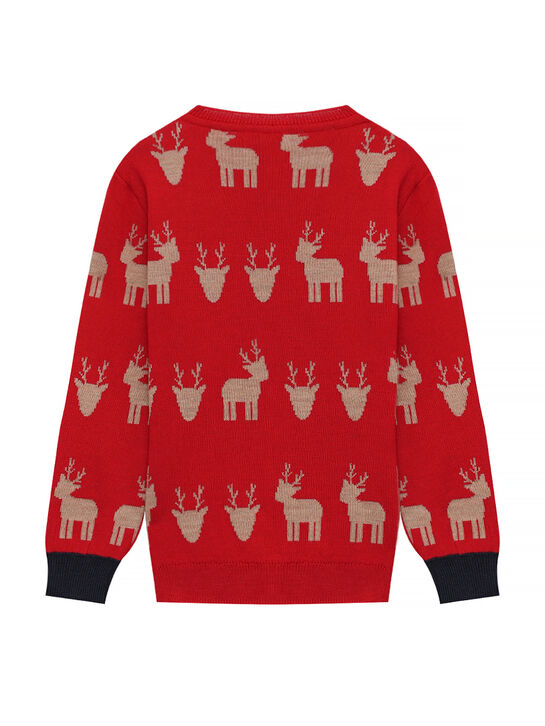 Джемпер, принт олени Maglificio di Verona , арт.  | Фото 2