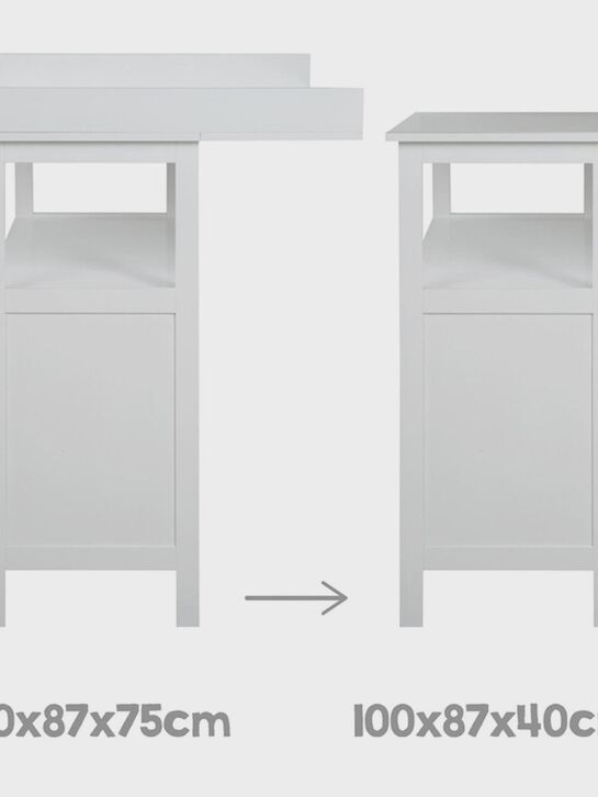 Пеленальный комод с шкафчиком Hamburg, белый Roba , арт.  | Фото 7