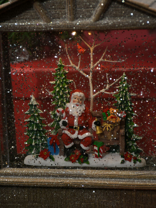 Новогодний сувенир &quot;Фонарь квадратный. Санта / Снеговик&quot;, 18x8,25x25,4 см, цена за 1 шт. Timstor , арт.  | Фото 6