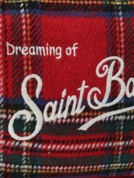 Сумка в клетку тартан с лого  Saint Barth , арт.  | Фото 4